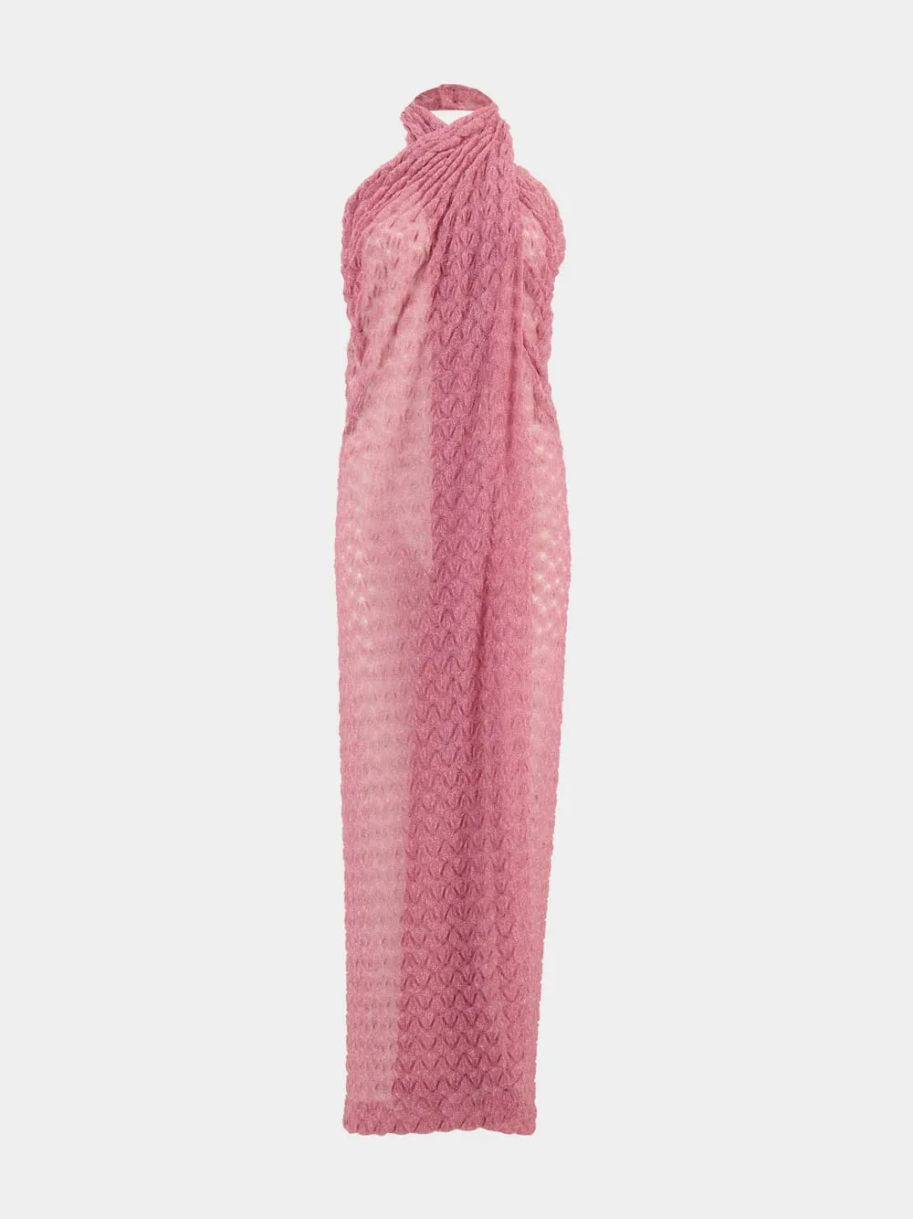 Lamé Lace-Effect Sarong Cover-Up sold by Fashion Clinic product image thumbnail 2