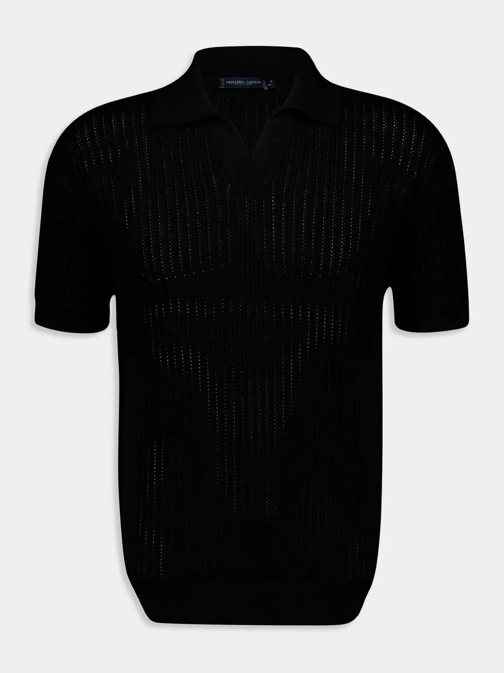 Rino Chain Stitch Knit Polo sold by Fashion Clinic product image thumbnail 2