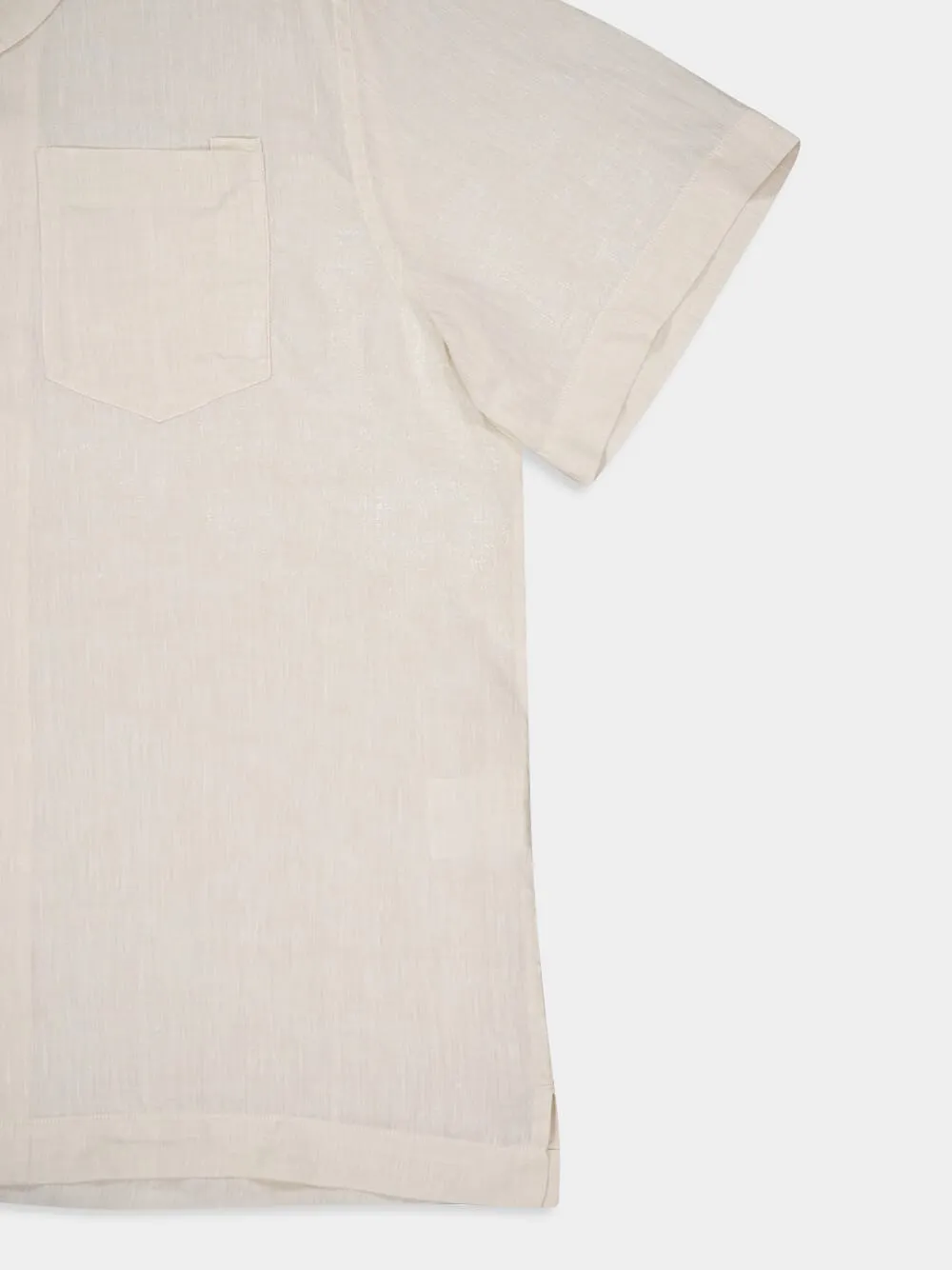 Yellow Haze Angelo Linen Shirt sold by Fashion Clinic product image thumbnail 4