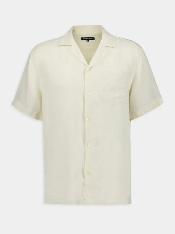 Yellow Haze Angelo Linen Shirt sold by Fashion Clinic