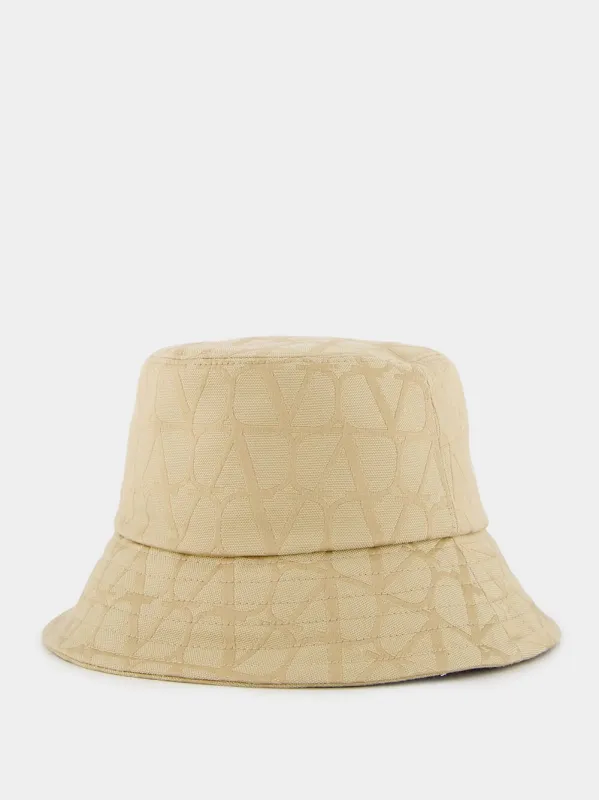 Iconographe Print Beige Bucket Hat sold by Fashion Clinic