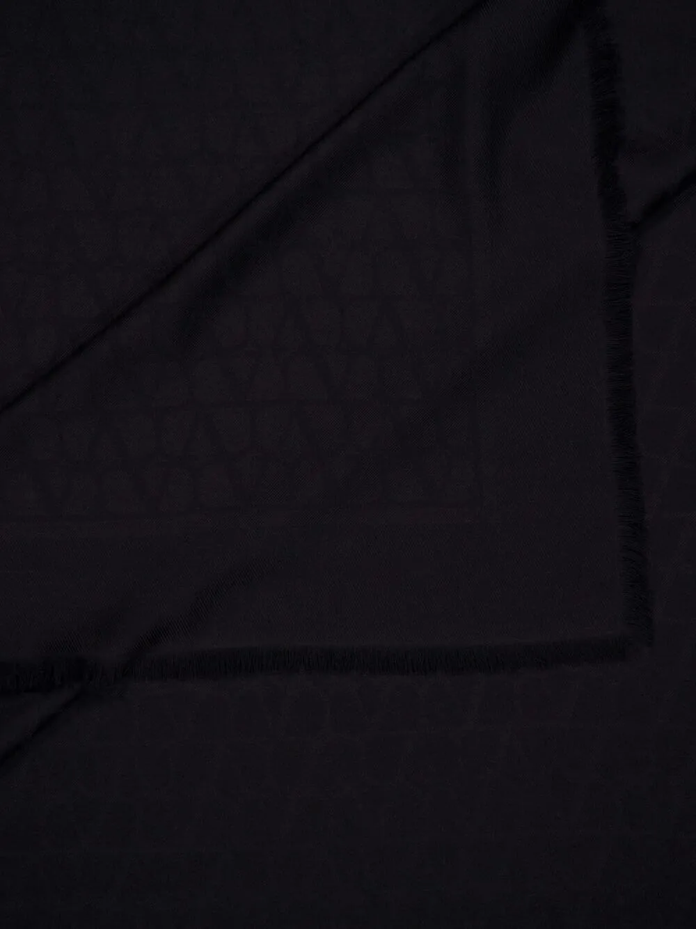 Toile Iconographe Black Wool-Silk Shawl sold by Fashion Clinic product image thumbnail 3