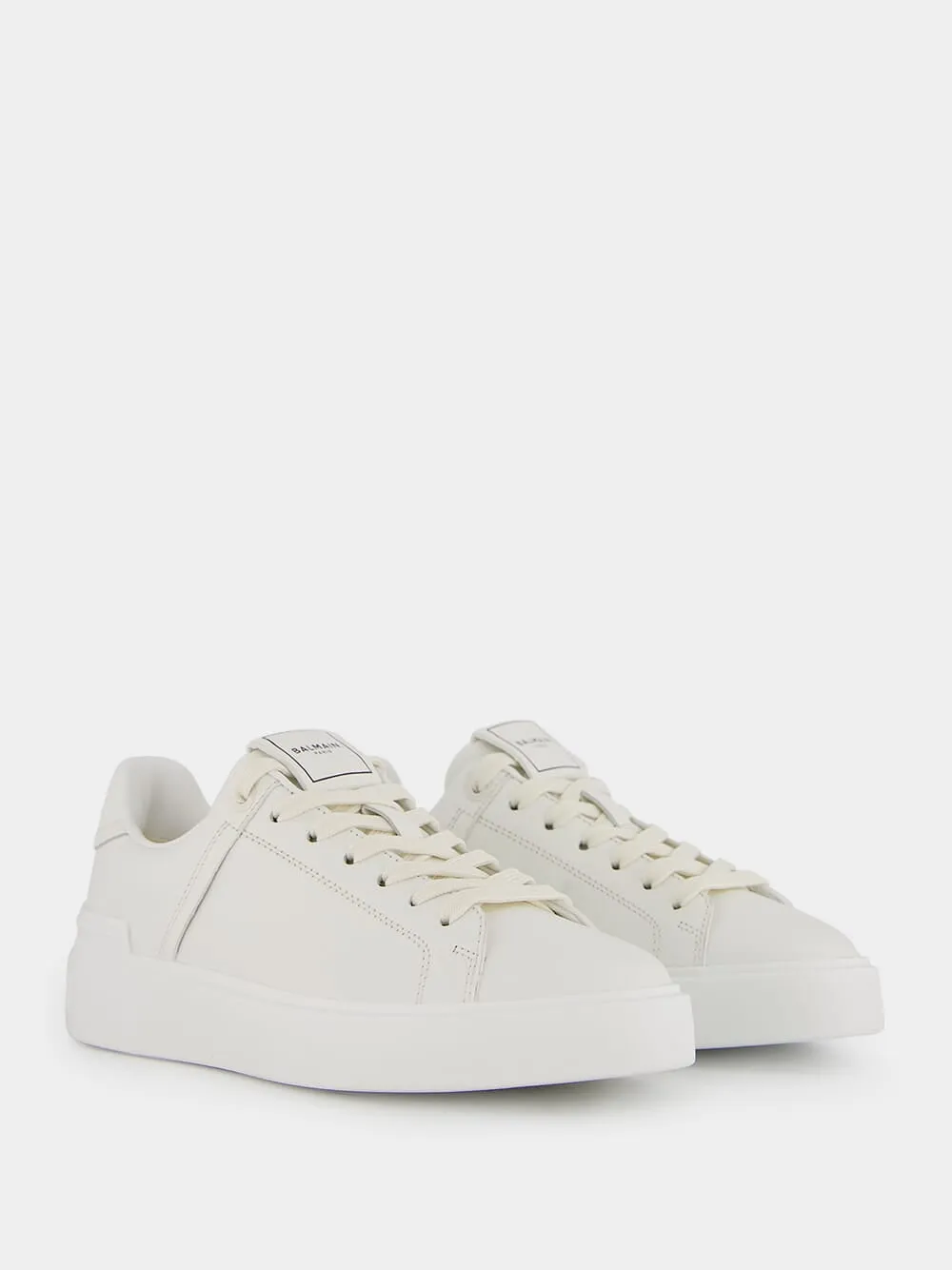 B-Court White Calfkskin Sneakers sold by Fashion Clinic product image thumbnail 3