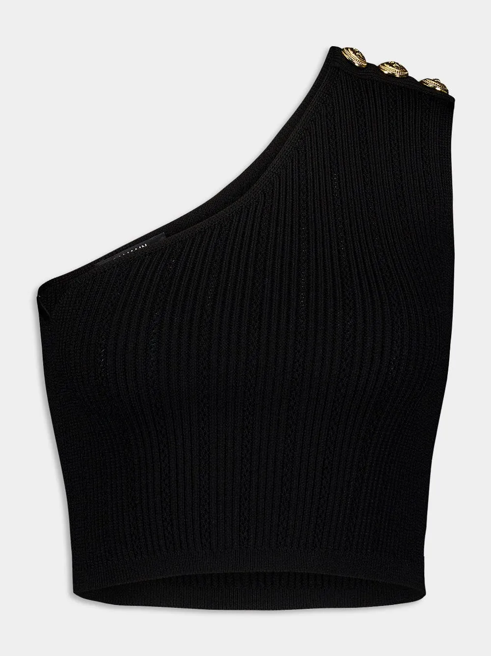 Asymmetric One-Shoulder Knit Top sold by Fashion Clinic product image thumbnail 2