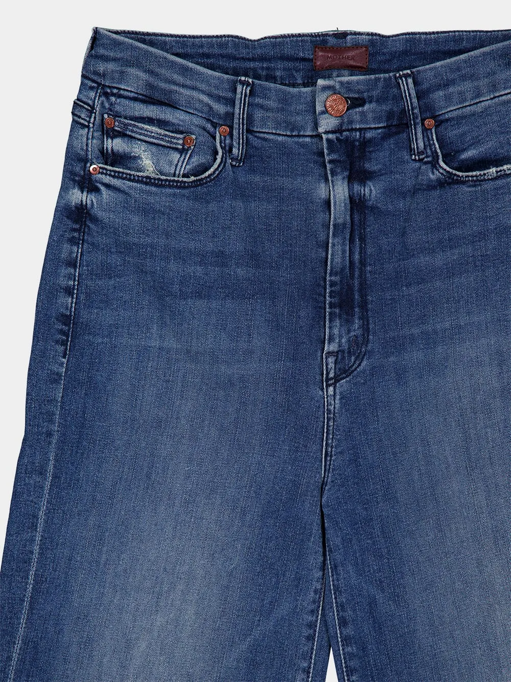 High-Waist Faded Jeans sold by Fashion Clinic product image thumbnail 3