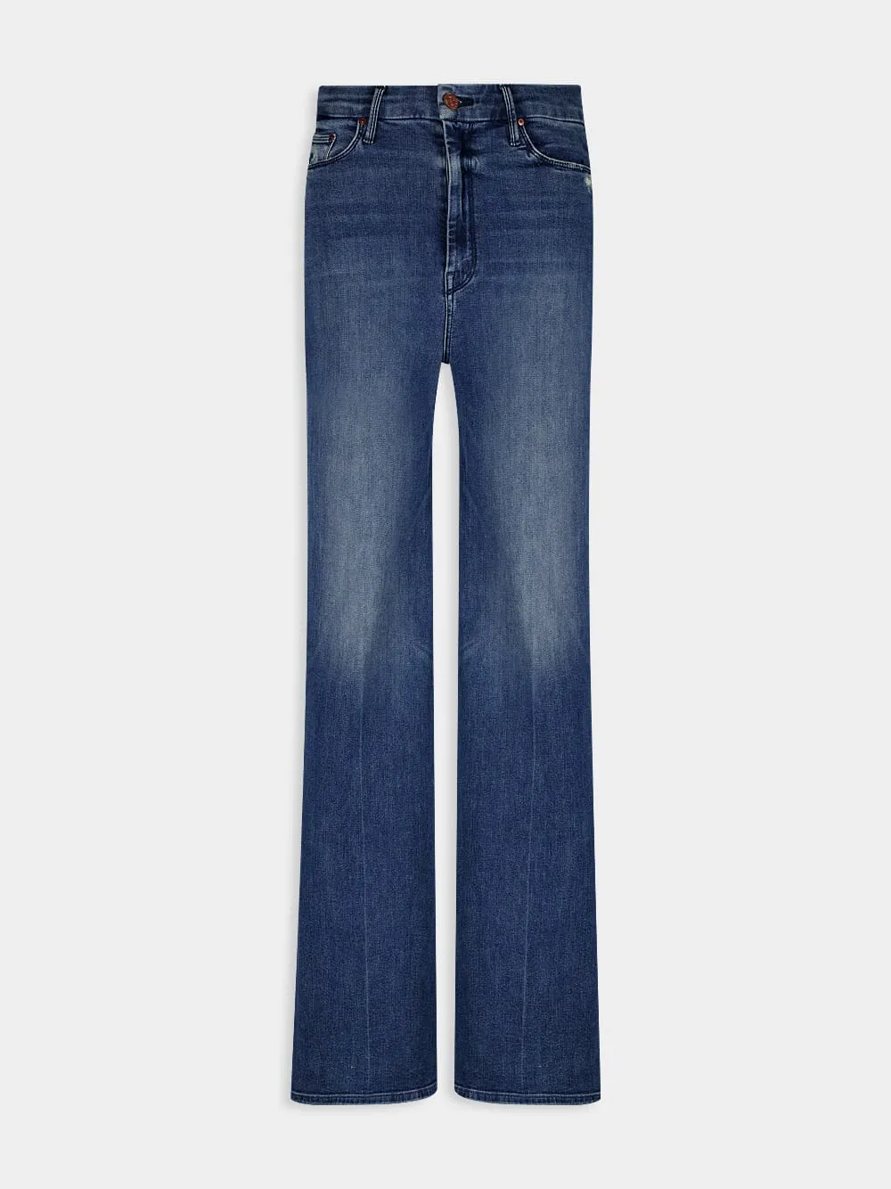 High-Waist Faded Jeans sold by Fashion Clinic