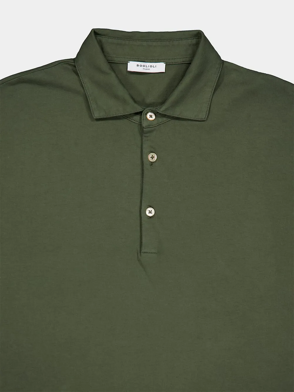 Military Green Polo Shirt sold by Fashion Clinic product image thumbnail 3