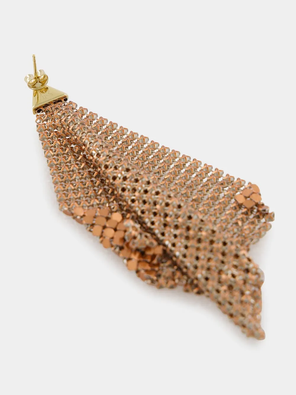 Copper Chainmail Earrings sold by Fashion Clinic product image thumbnail 3