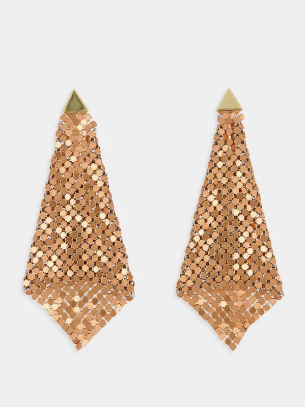 Copper Chainmail Earrings sold by Fashion Clinic