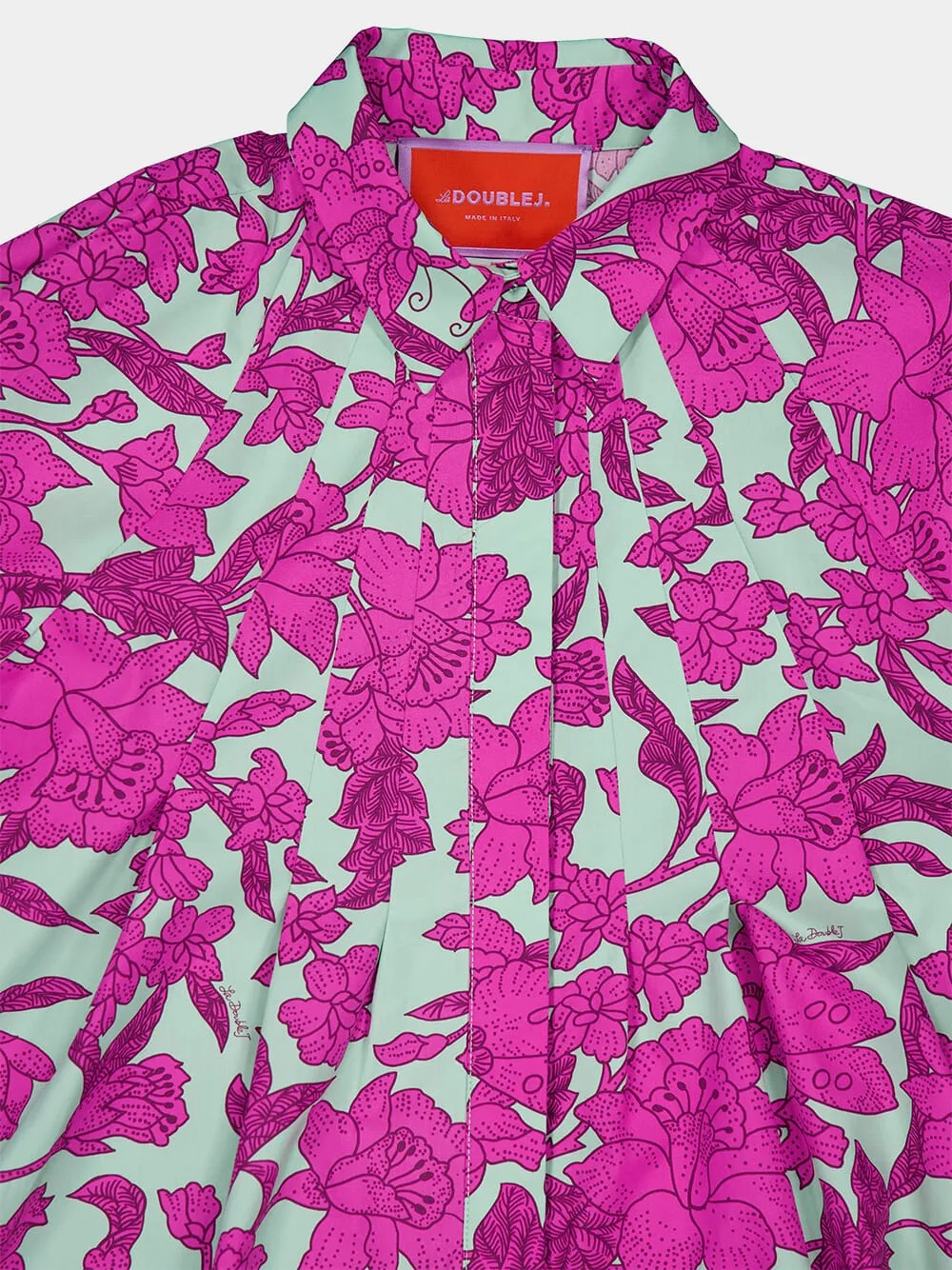 Lilium Purple A-line Poplin Dress sold by Fashion Clinic product image thumbnail 5
