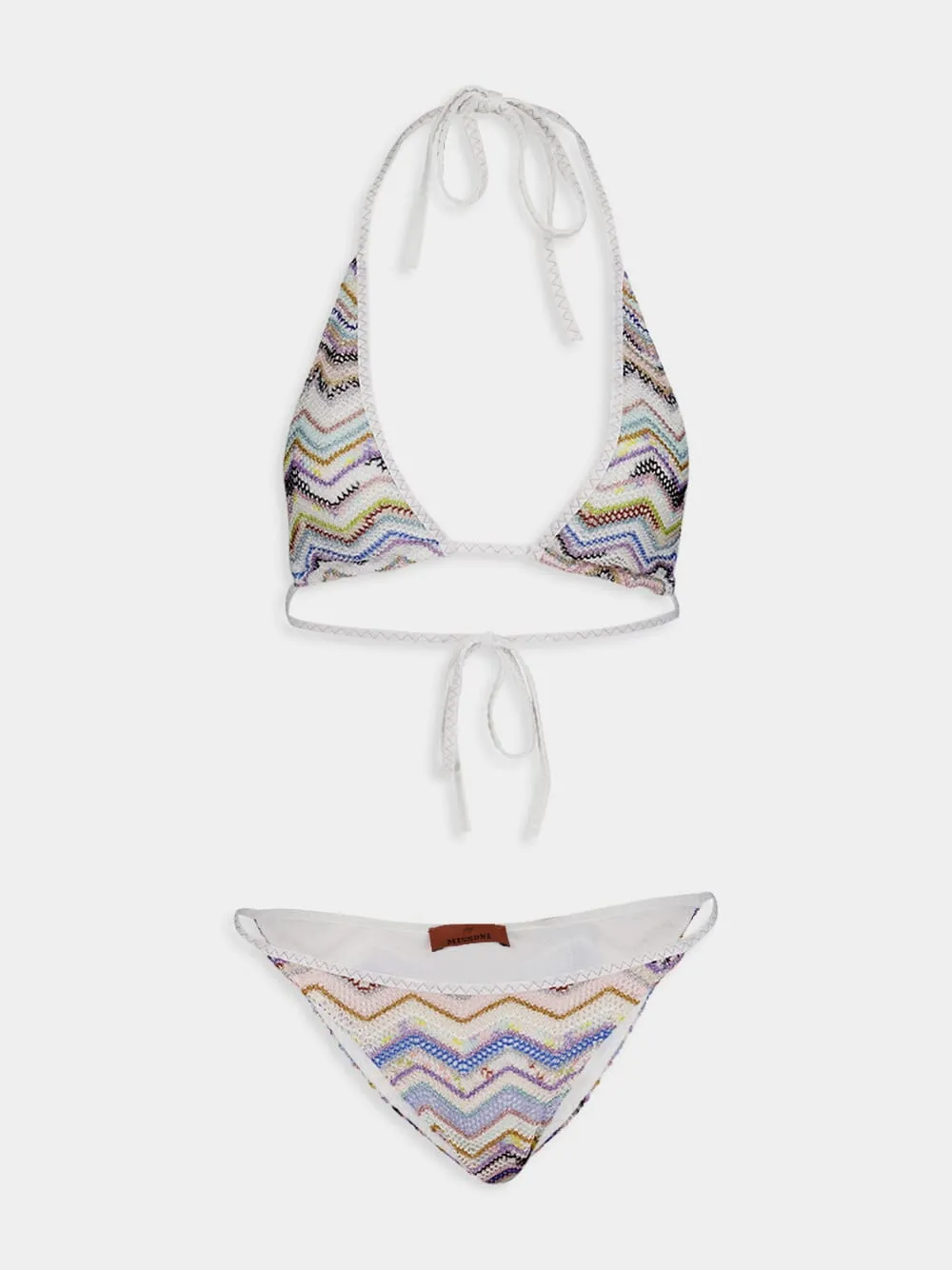 Zigzag Crochet Bikini Set sold by Fashion Clinic