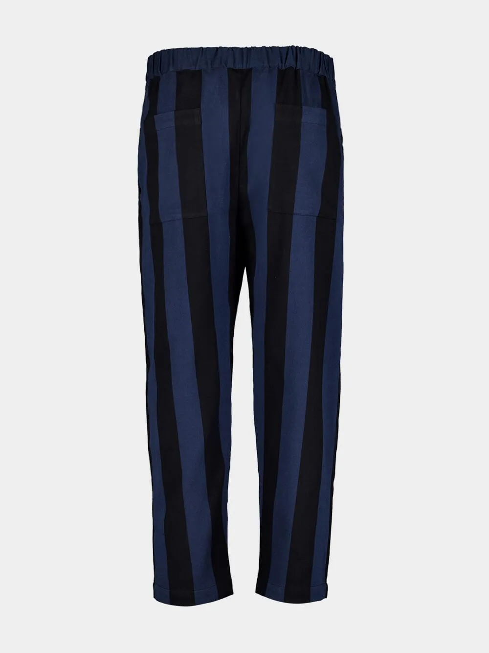 Striped Cotton Trousers sold by Fashion Clinic product image thumbnail 2