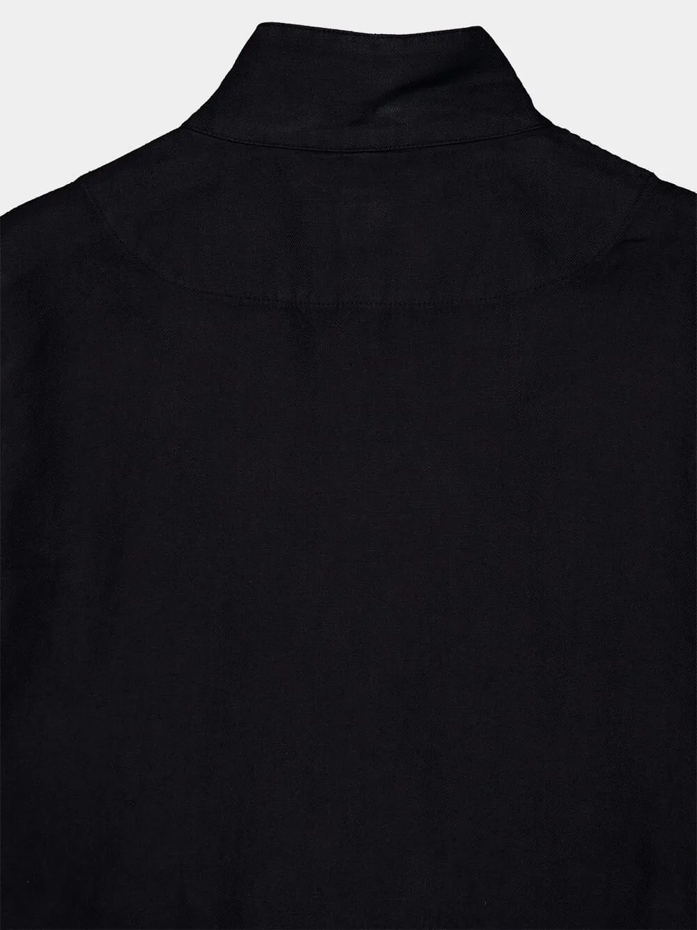 Black Linen Bomber sold by Fashion Clinic product image thumbnail 4