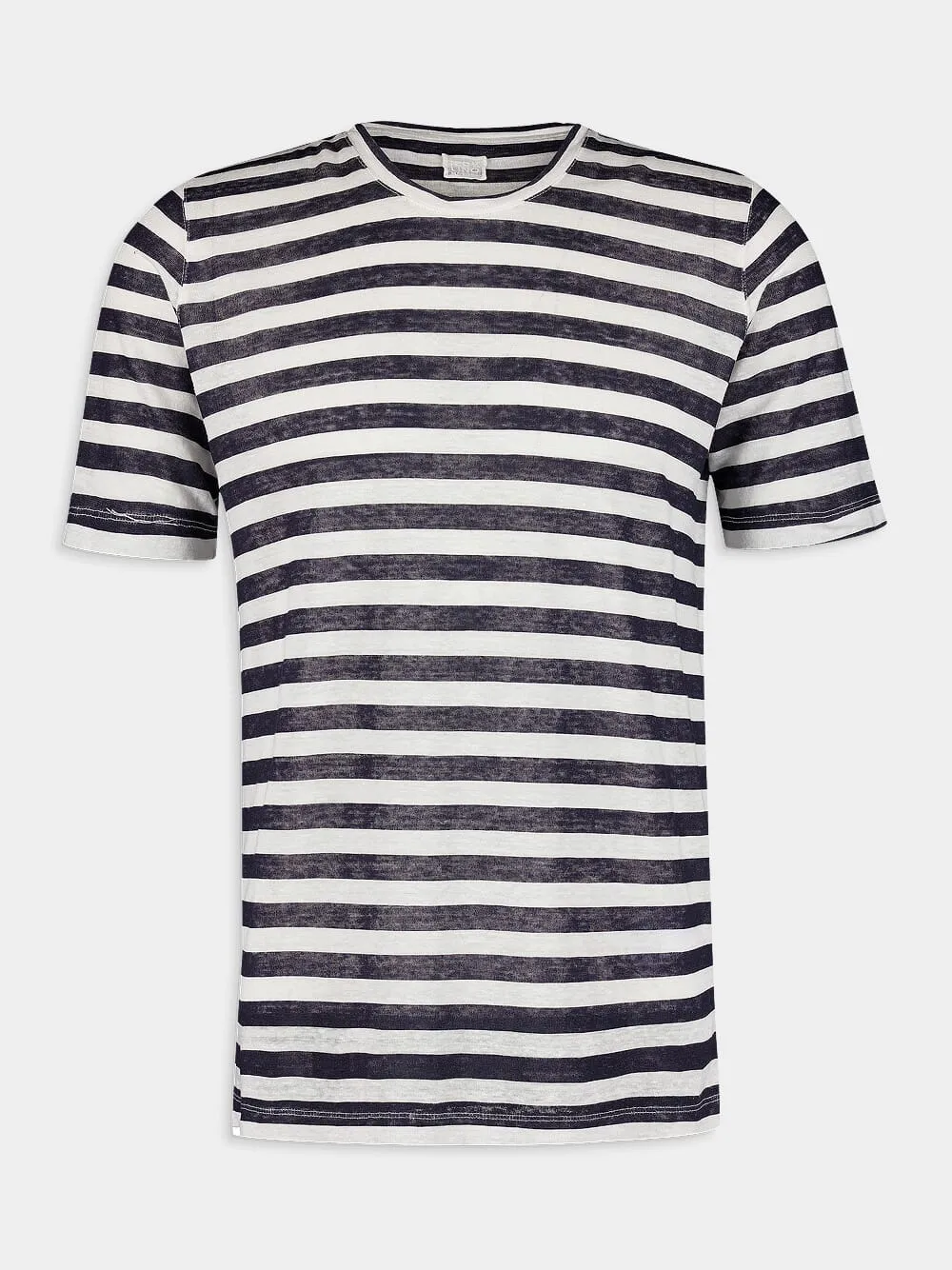 Nautical Stripe Linen T-Shirt sold by Fashion Clinic