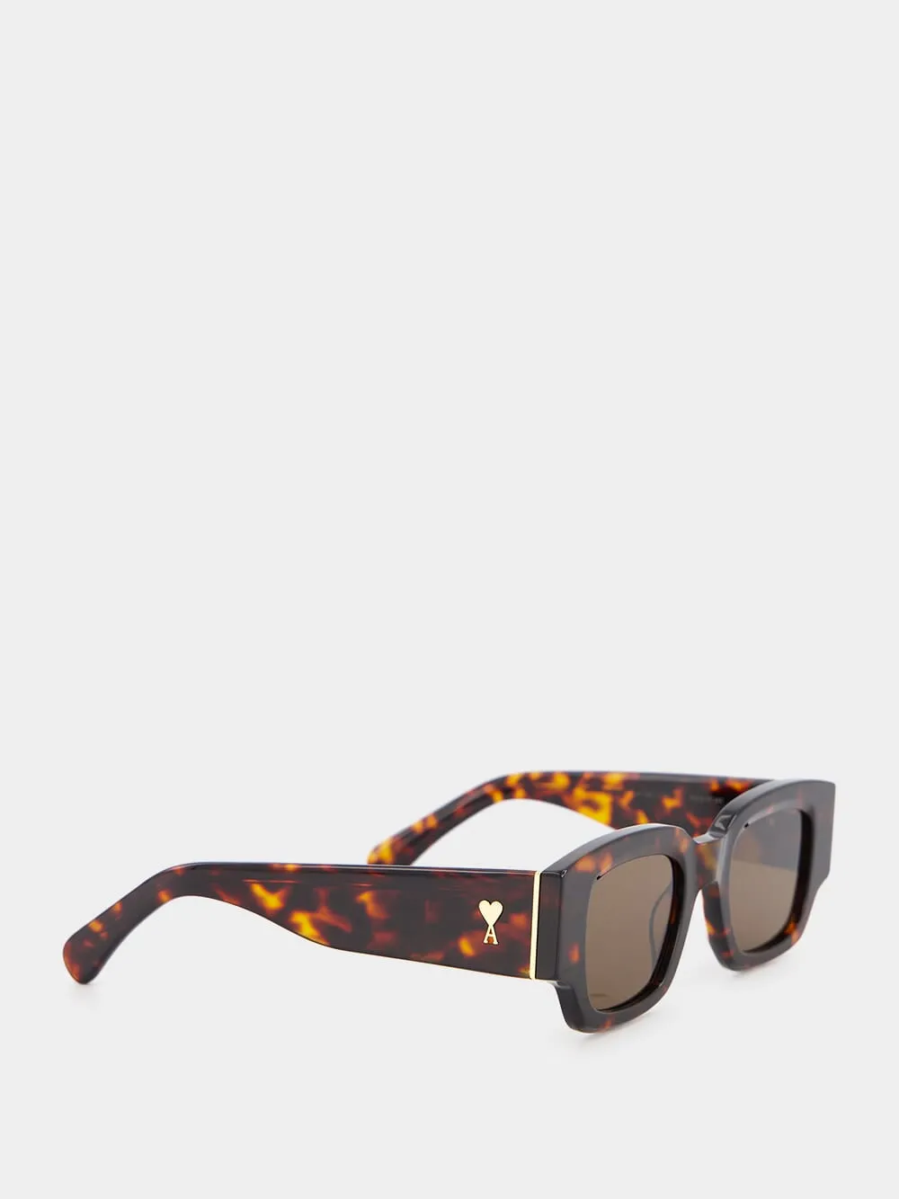 Tortoise Shell Square-Frame Sunglasses sold by Fashion Clinic product image thumbnail 2