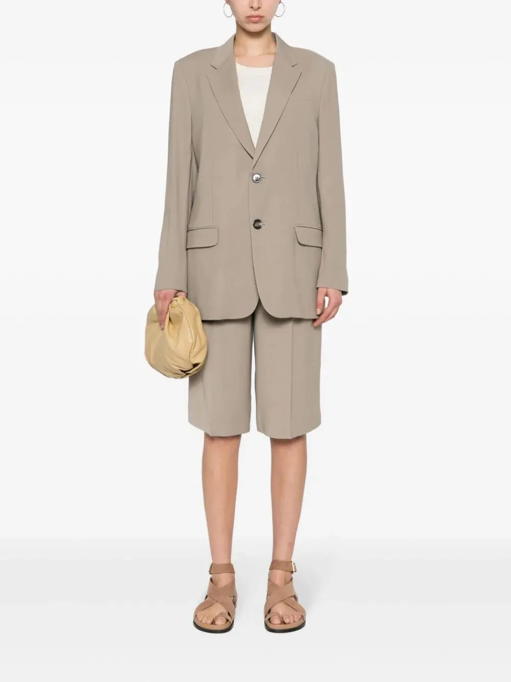 Taupe Designer Blazer sold by Fashion Clinic product image thumbnail 2