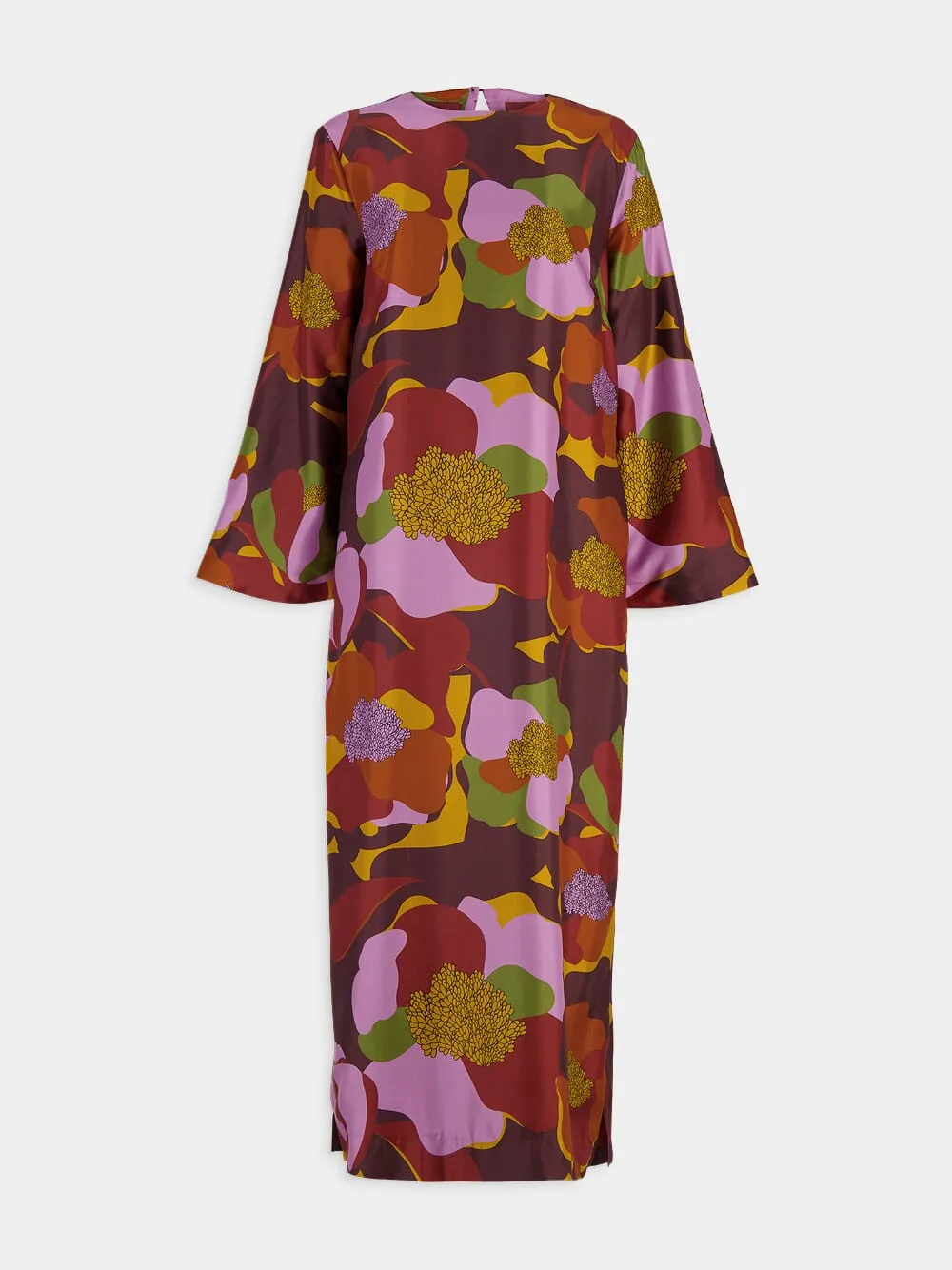 Shirley Printed Silk Twill A-Line Dress sold by Fashion Clinic product image thumbnail 2