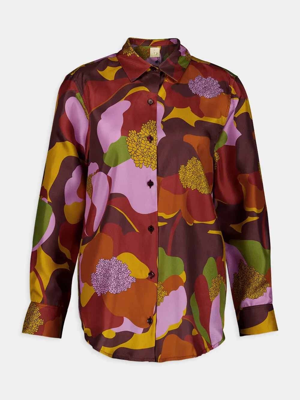 Ametista Printed Silk Twill Shirt sold by Fashion Clinic