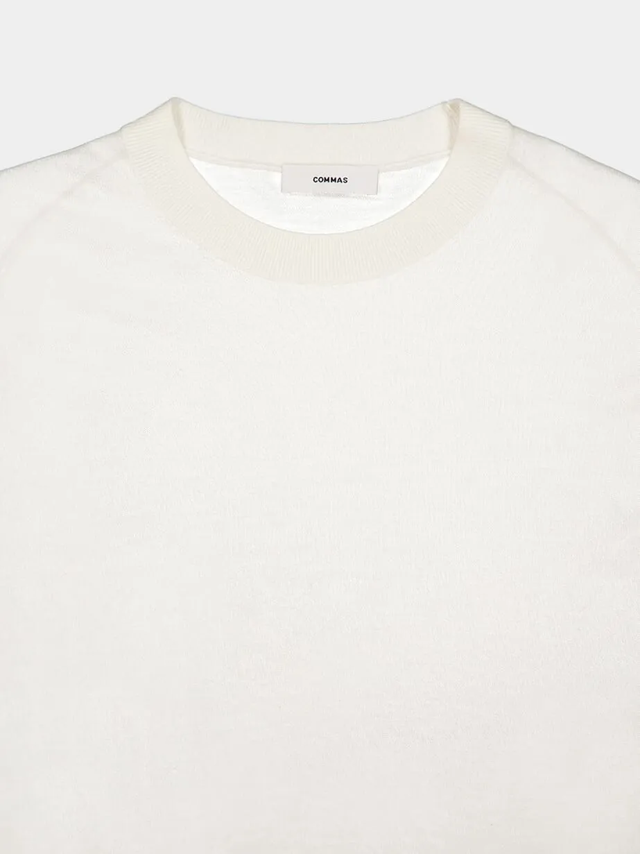 White Merino Wool Jumper sold by Fashion Clinic product image thumbnail 3