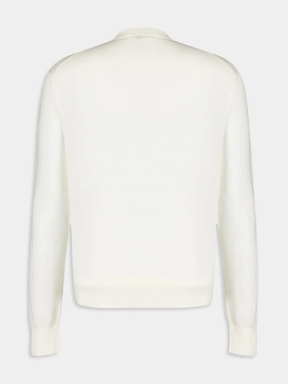 White Merino Wool Jumper sold by Fashion Clinic product image thumbnail 2
