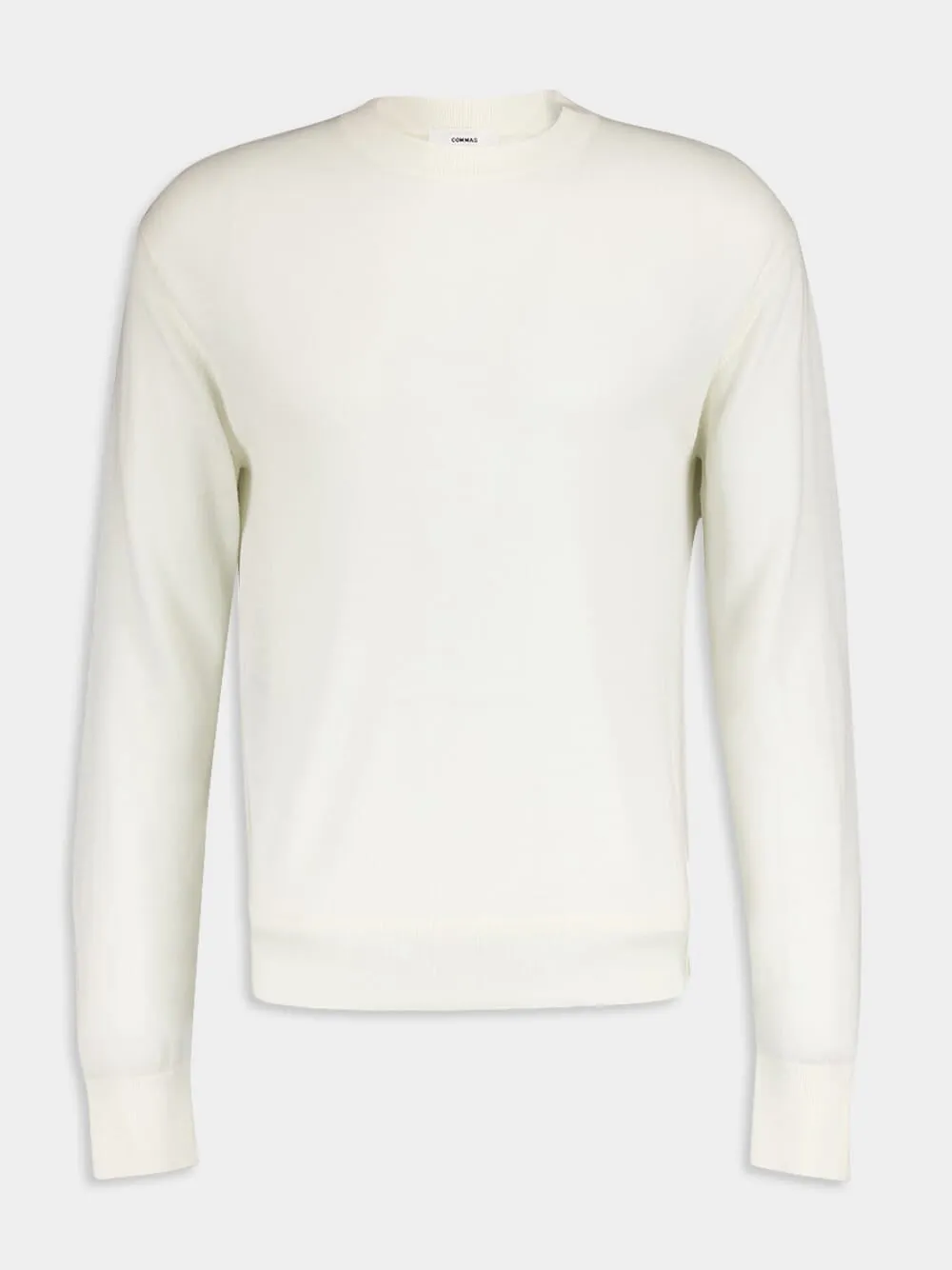 White Merino Wool Jumper sold by Fashion Clinic