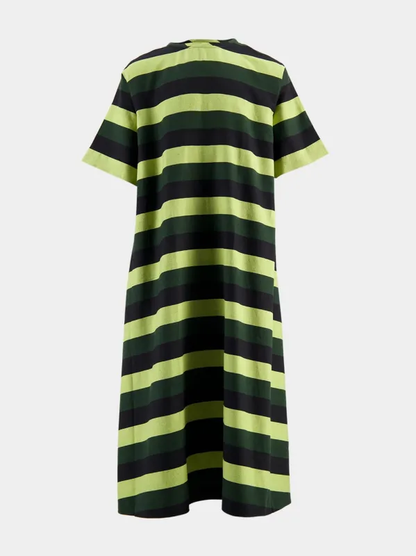Lime Stripe Summer Dress sold by Fashion Clinic