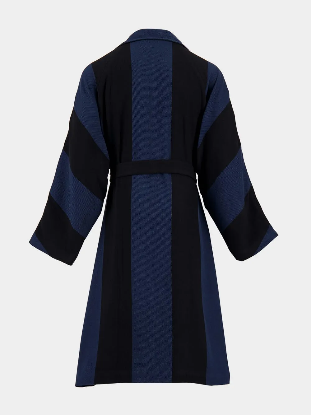 Navy Belted Coat sold by Fashion Clinic product image thumbnail 2