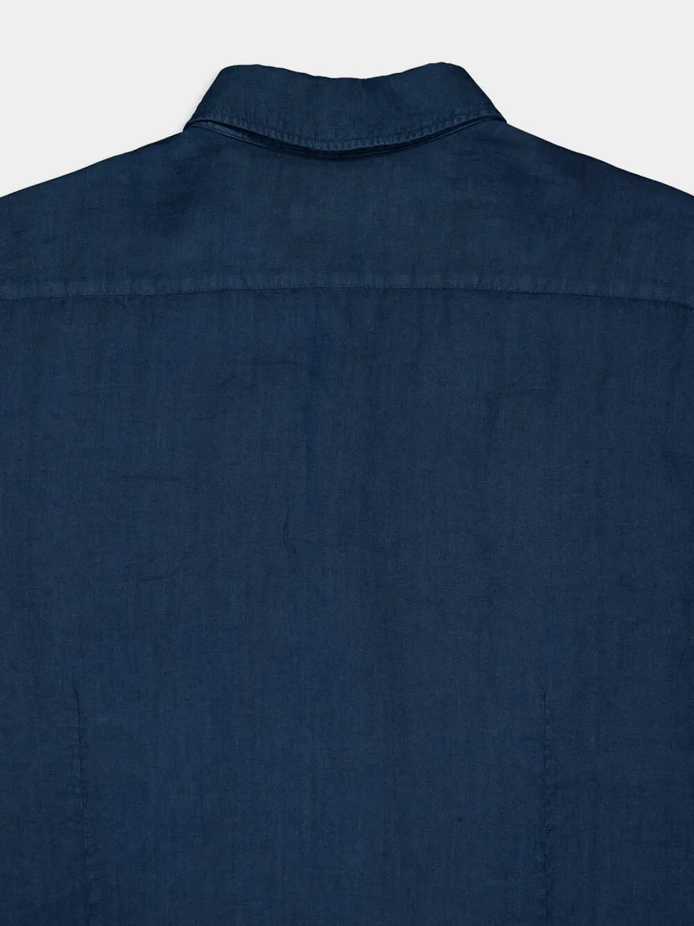 Blue Linen Shirt sold by Fashion Clinic product image thumbnail 4