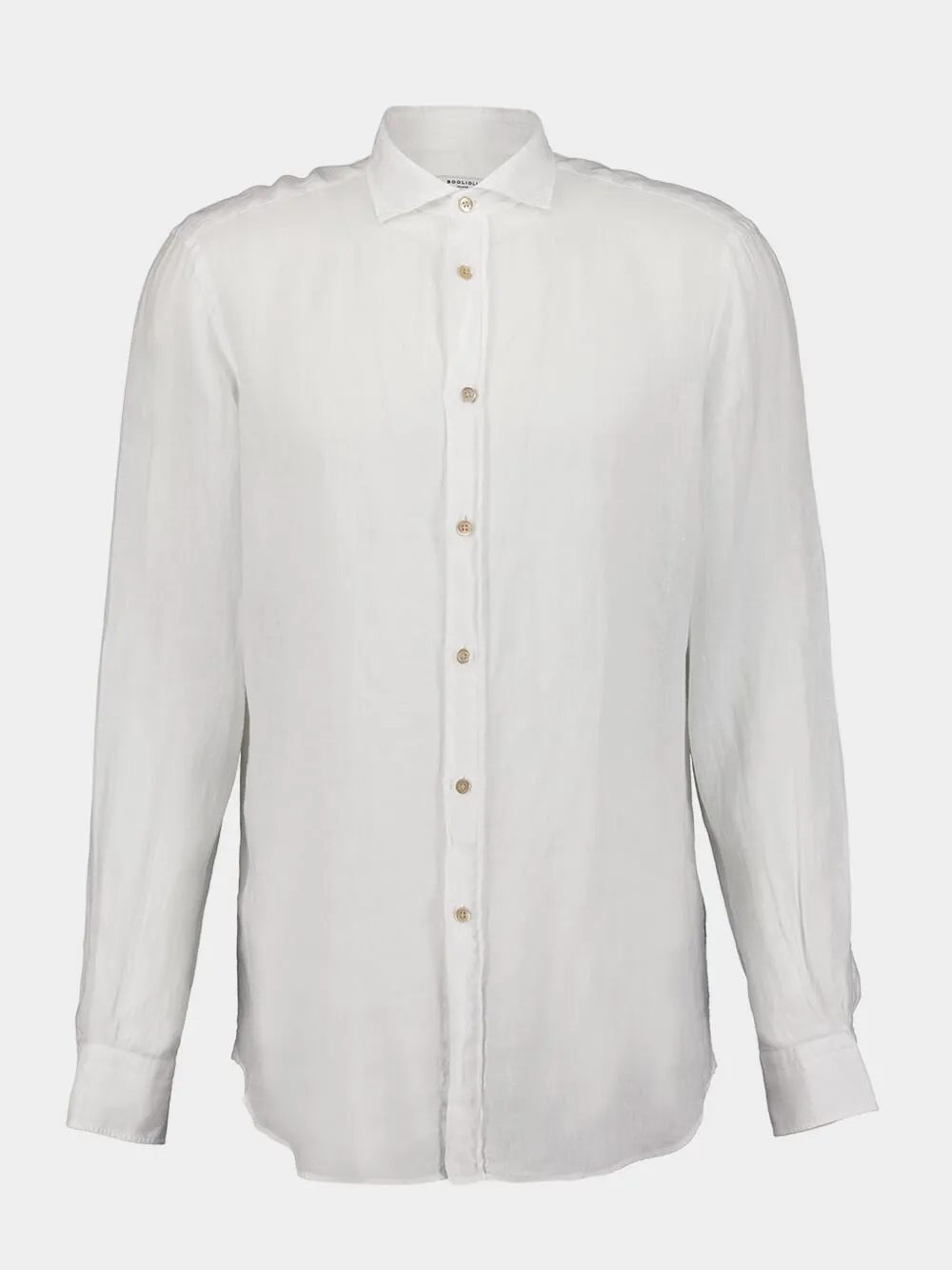 White Linen Classic Shirt sold by Fashion Clinic