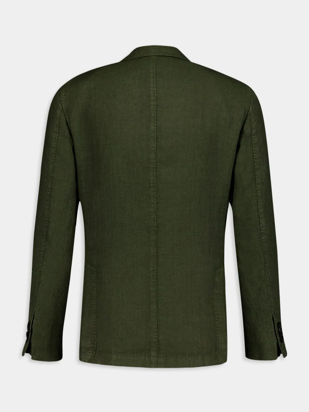 Olive Green Linen Suit sold by Fashion Clinic product image thumbnail 3