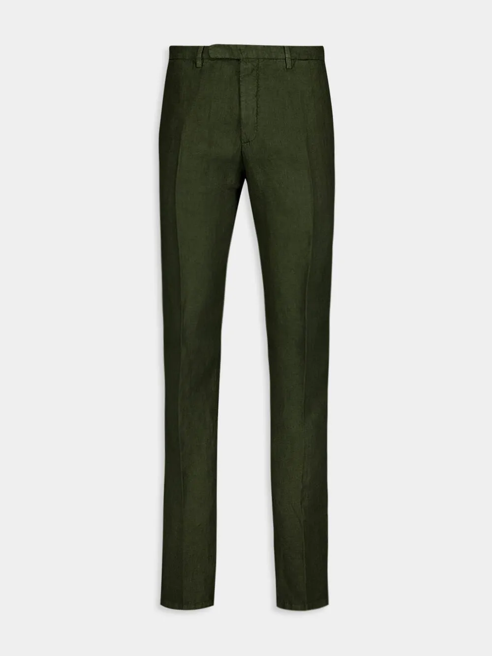 Olive Green Linen Suit sold by Fashion Clinic product image thumbnail 2