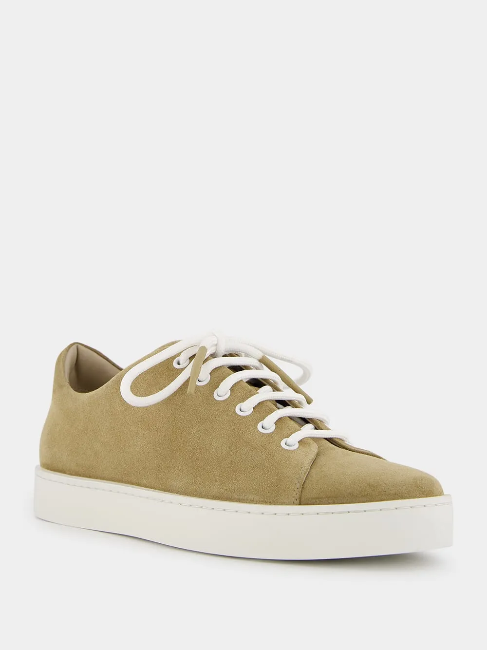 Semanado Beige Suede Sneakers sold by Fashion Clinic product image thumbnail 2
