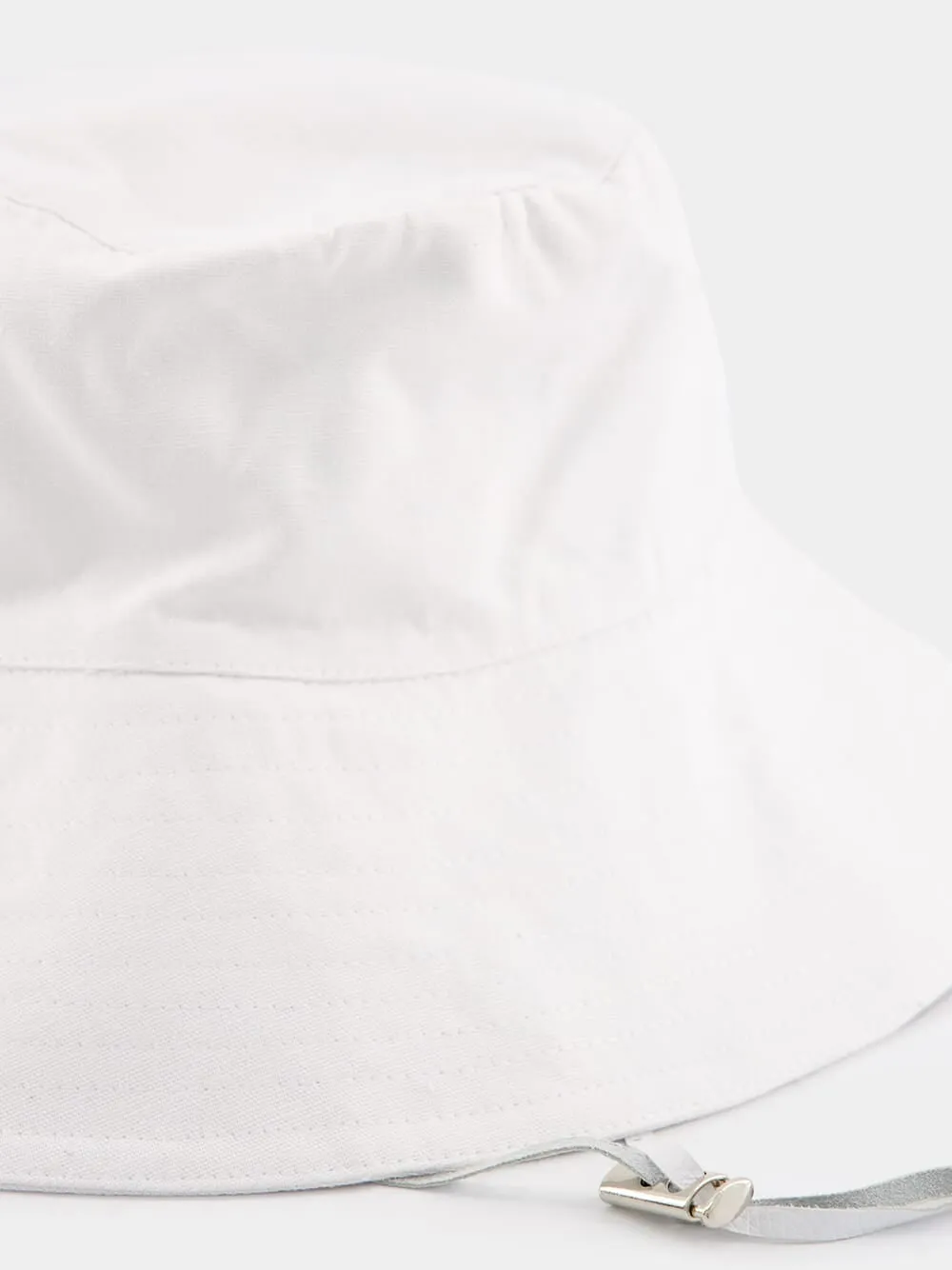 Safari White Linen Hat sold by Fashion Clinic product image thumbnail 3