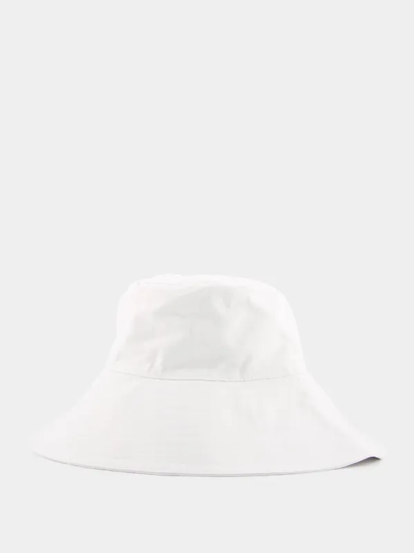 Safari White Linen Hat sold by Fashion Clinic