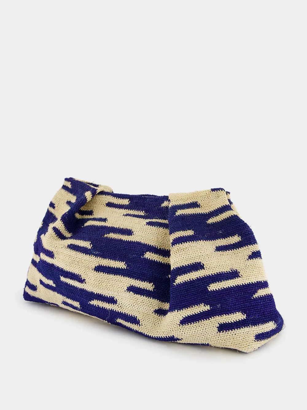 Zebra Print Medium Sisal Pouch sold by Fashion Clinic product image thumbnail 4
