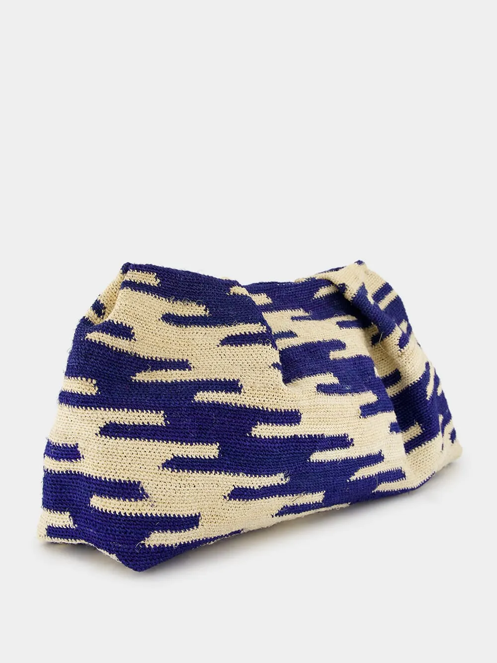 Zebra Print Medium Sisal Pouch sold by Fashion Clinic product image thumbnail 2