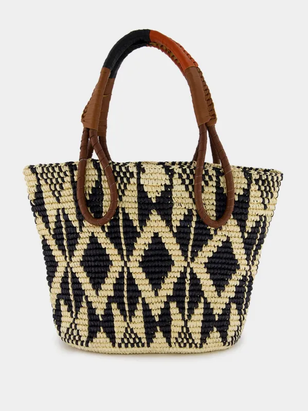 Medium Oval Patterned Bag sold by Fashion Clinic