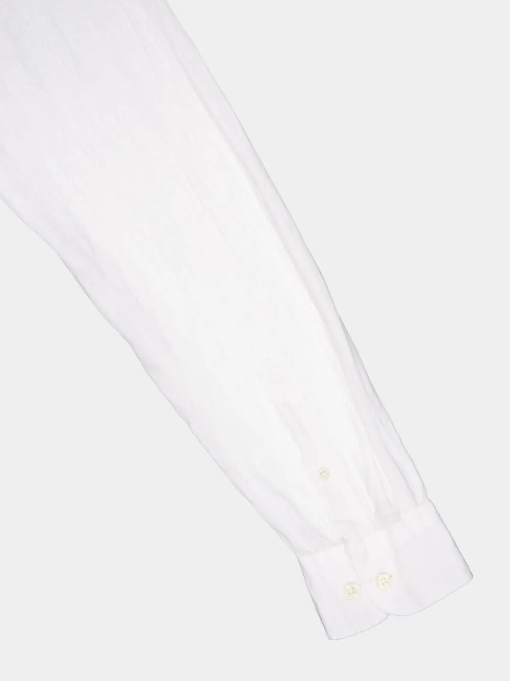 Regular Fit White Linen Shirt sold by Fashion Clinic product image thumbnail 5