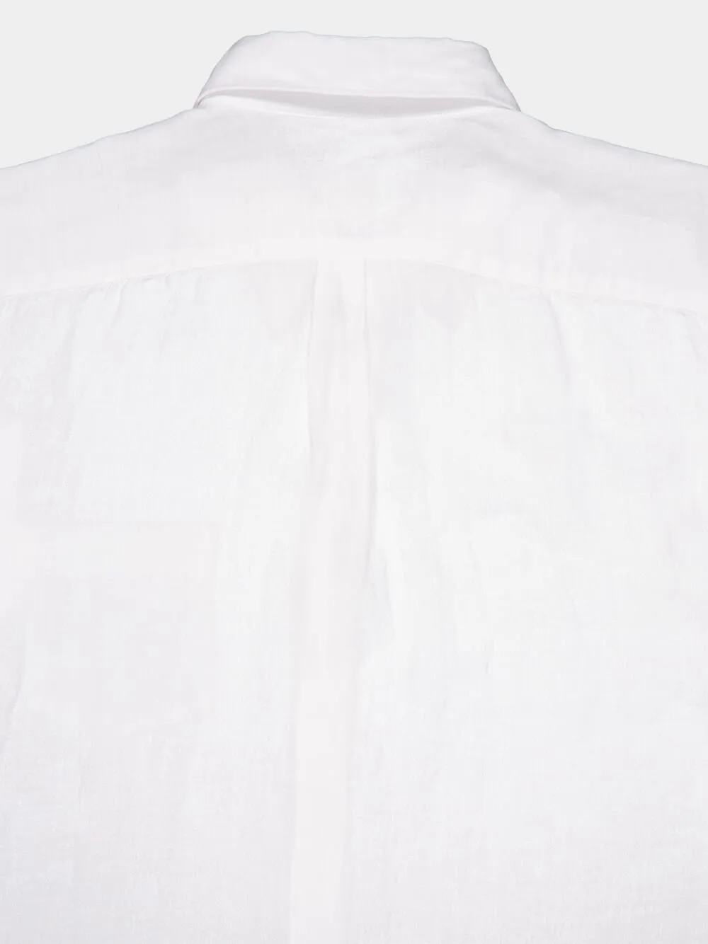 Regular Fit White Linen Shirt sold by Fashion Clinic product image thumbnail 4