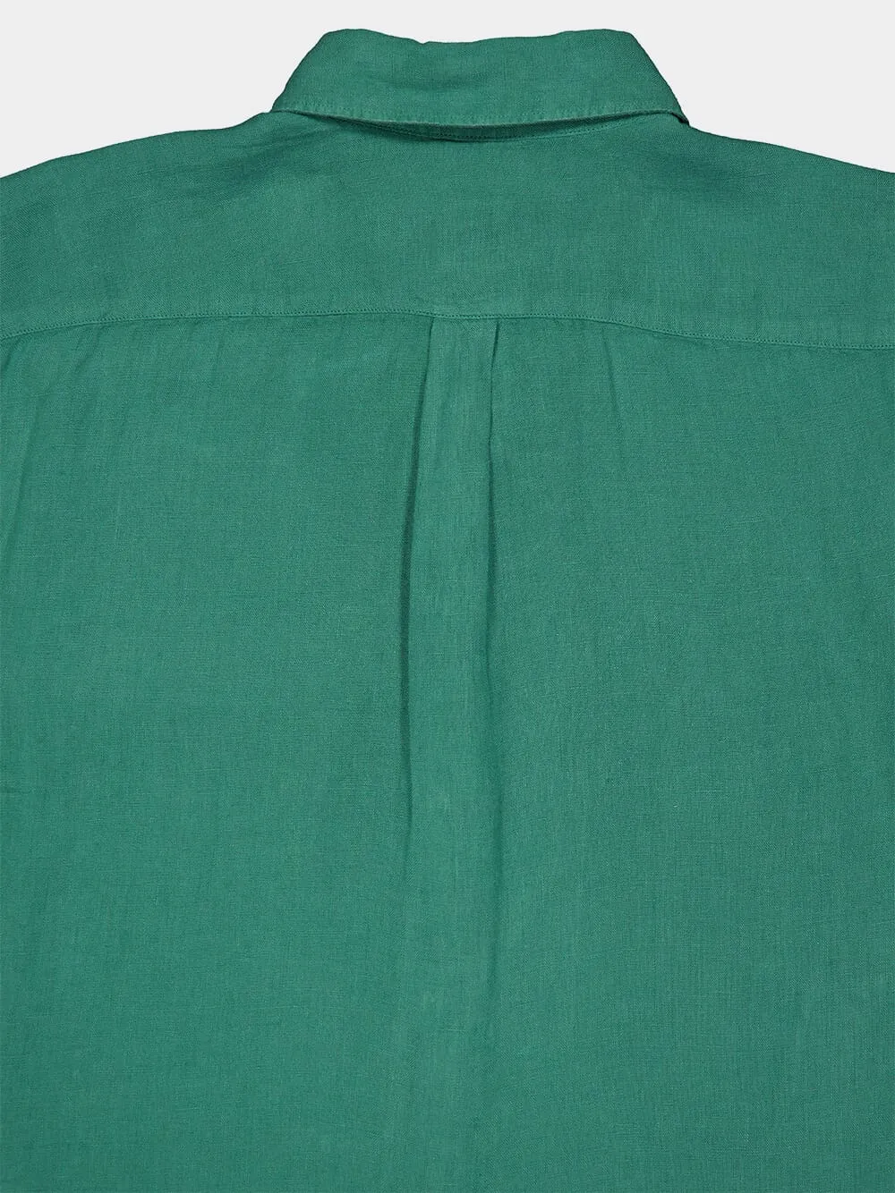 Regular Fit Green Linen Shirt sold by Fashion Clinic product image thumbnail 4