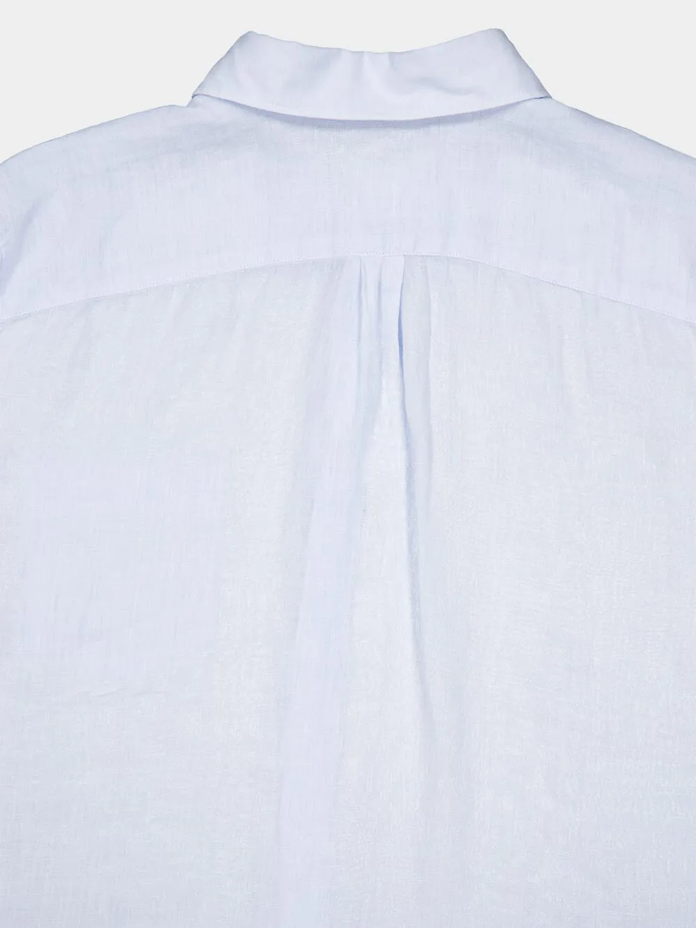 Regular Fit Light Blue Linen Shirt sold by Fashion Clinic product image thumbnail 4