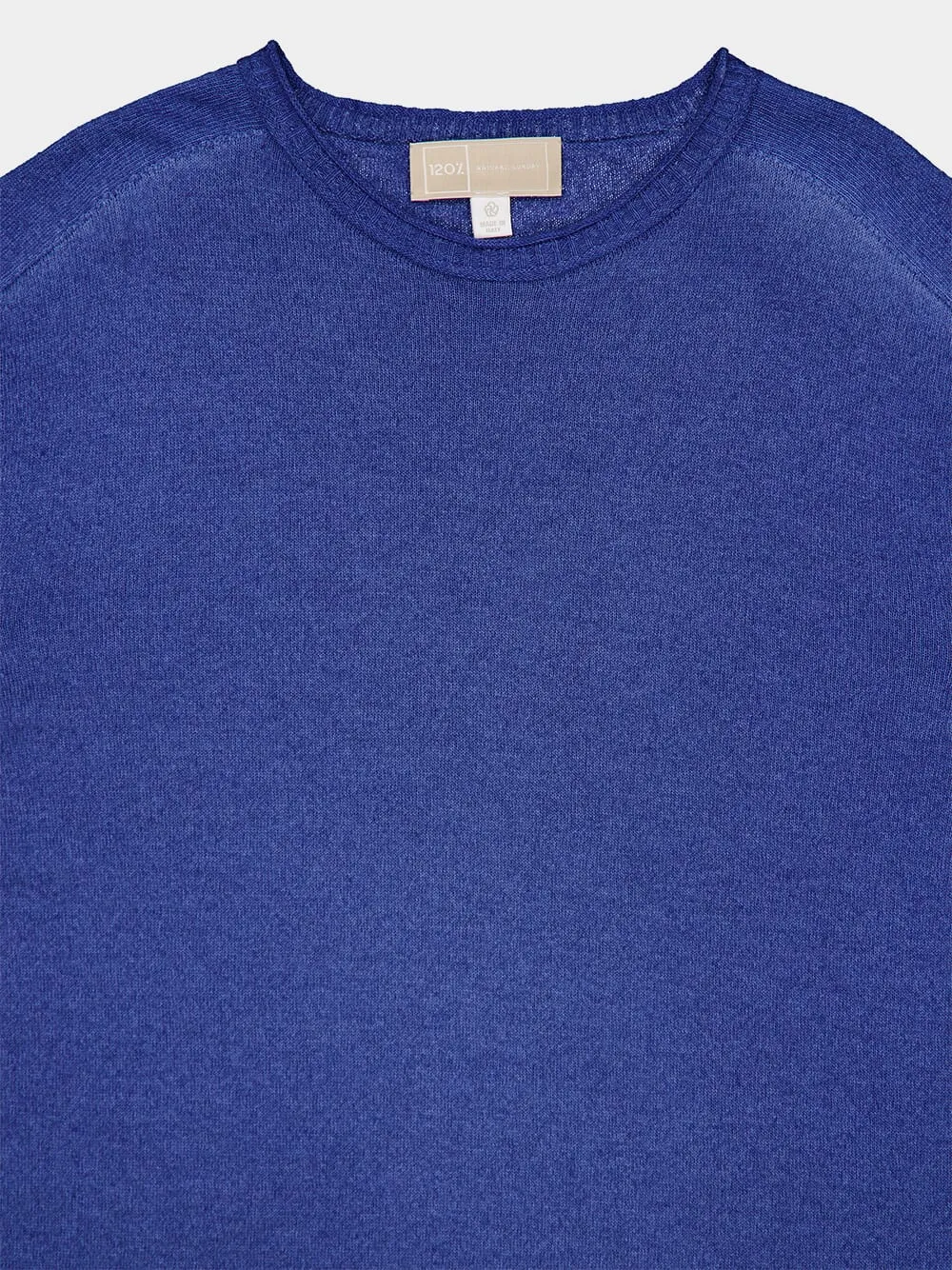 Blue Cashmere C-Neck Sweater sold by Fashion Clinic product image thumbnail 3