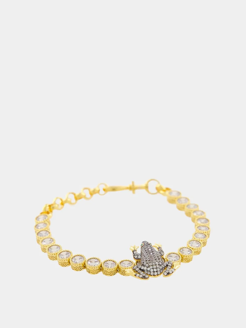 Frog Tennis Bracelet sold by Fashion Clinic product image thumbnail 4
