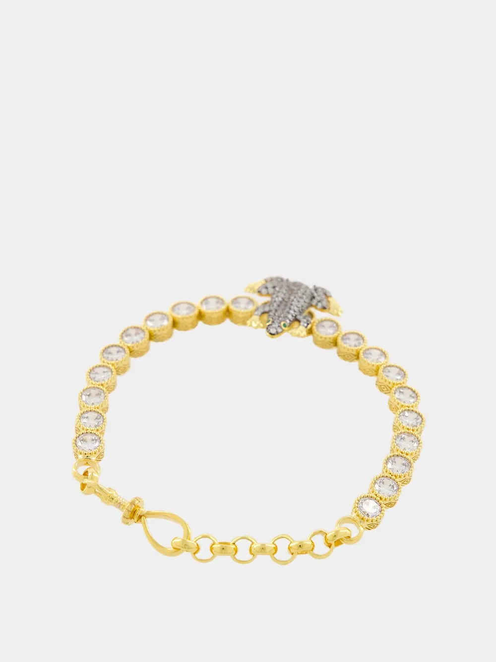 Frog Tennis Bracelet sold by Fashion Clinic product image thumbnail 5