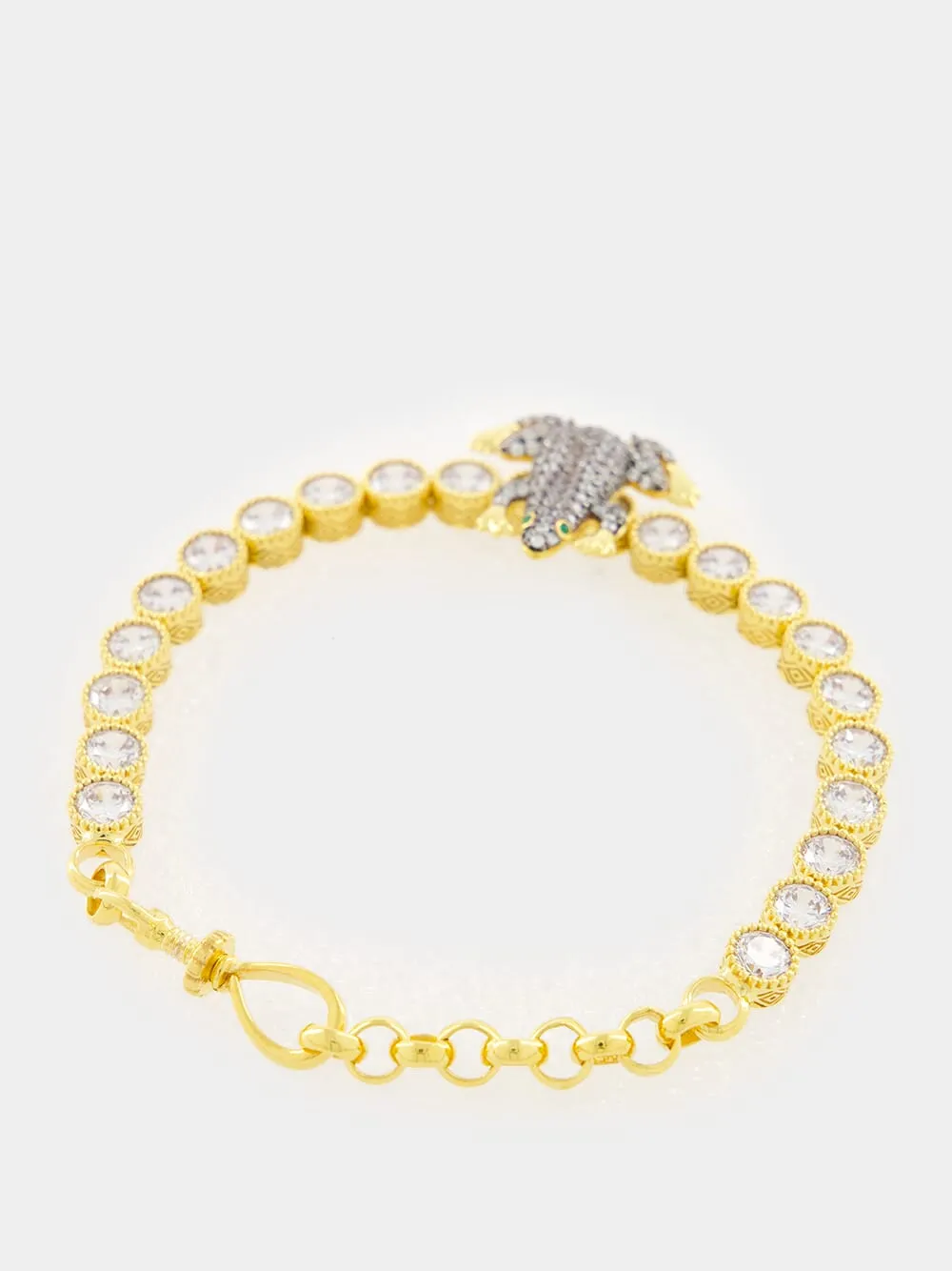 Frog Tennis Bracelet sold by Fashion Clinic product image thumbnail 3