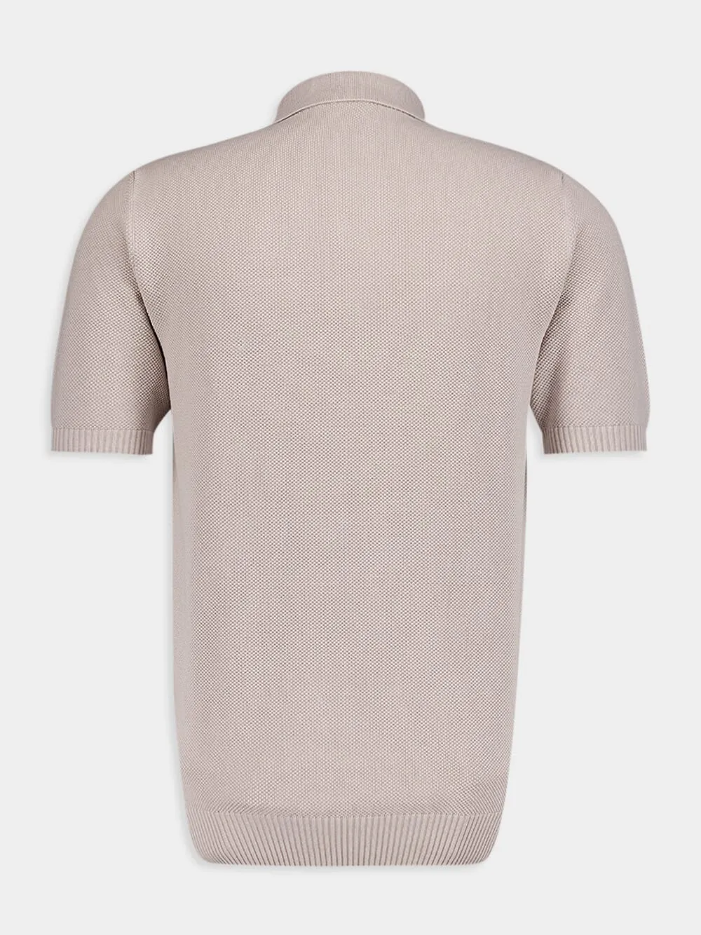 Beige Cotton Polo sold by Fashion Clinic product image thumbnail 2