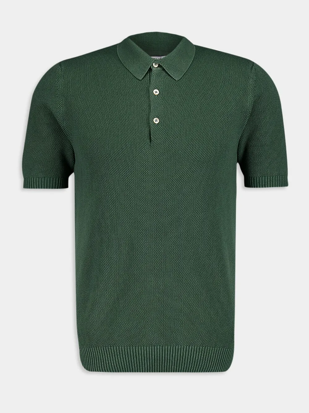 Green Cotton Polo sold by Fashion Clinic