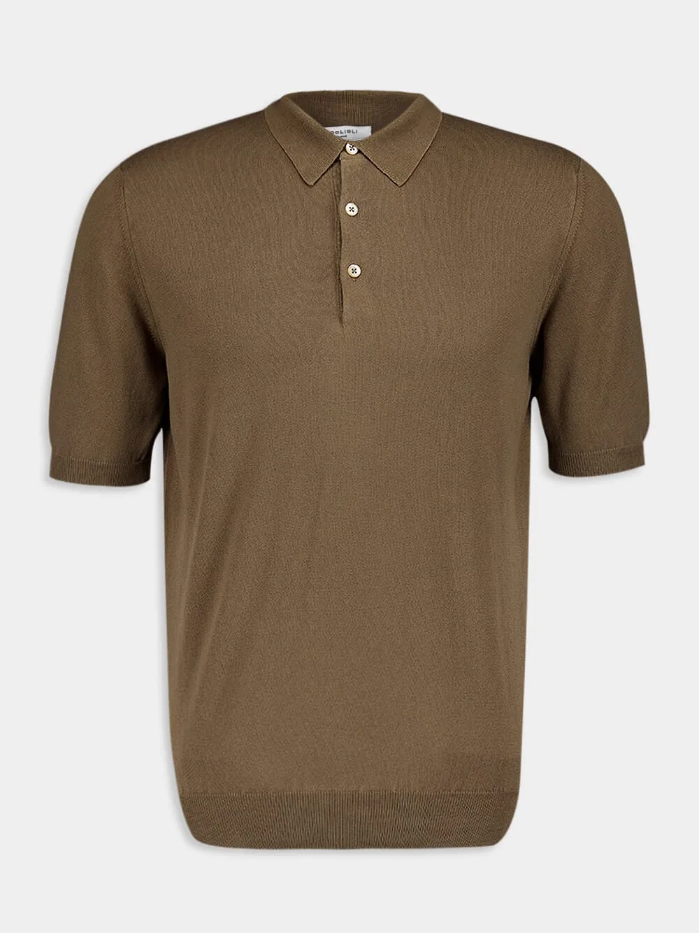 Cotton Brown Polo T-Shirt sold by Fashion Clinic