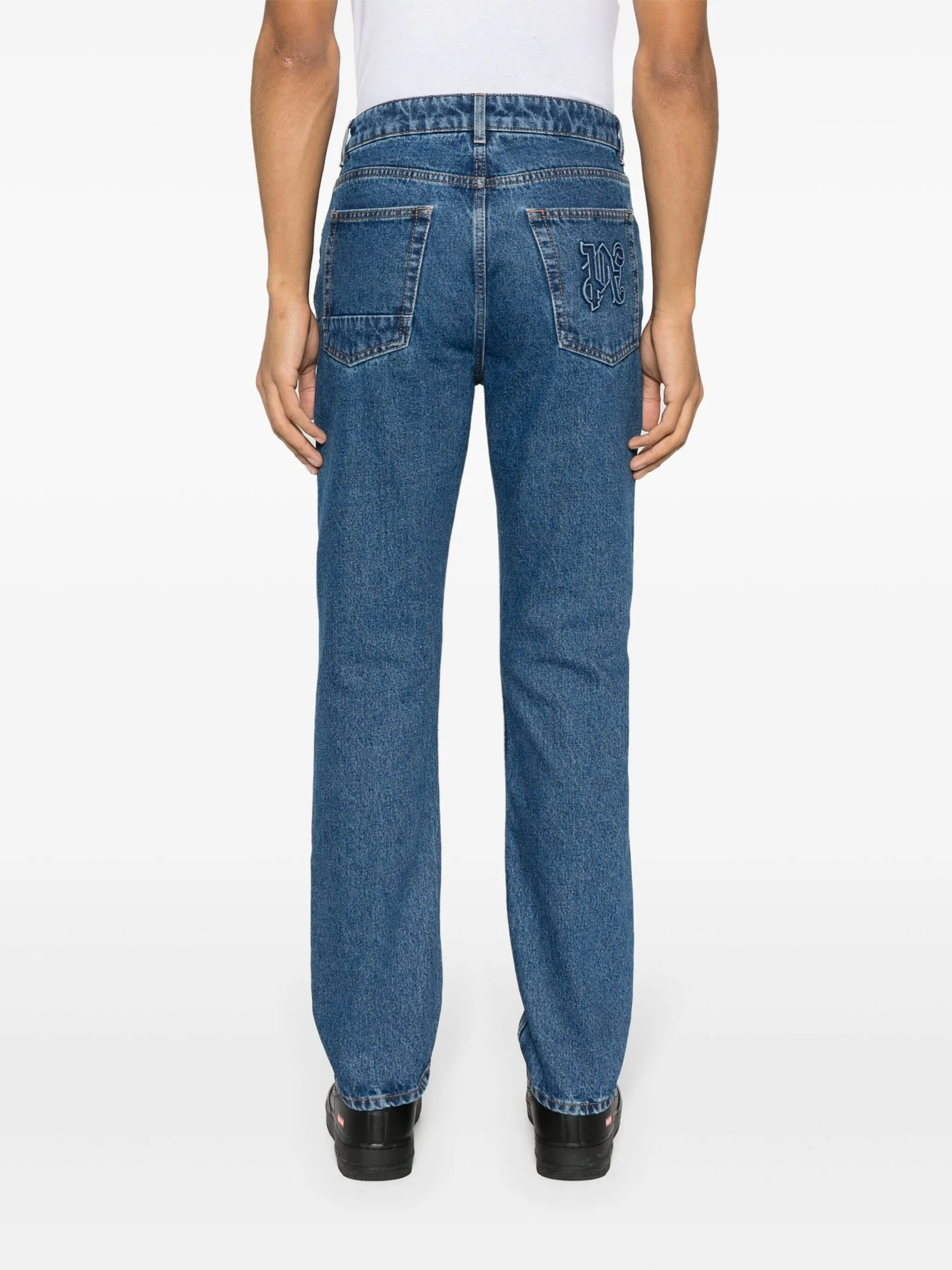 Monogram Straight-Leg Jeans sold by Fashion Clinic product image thumbnail 4