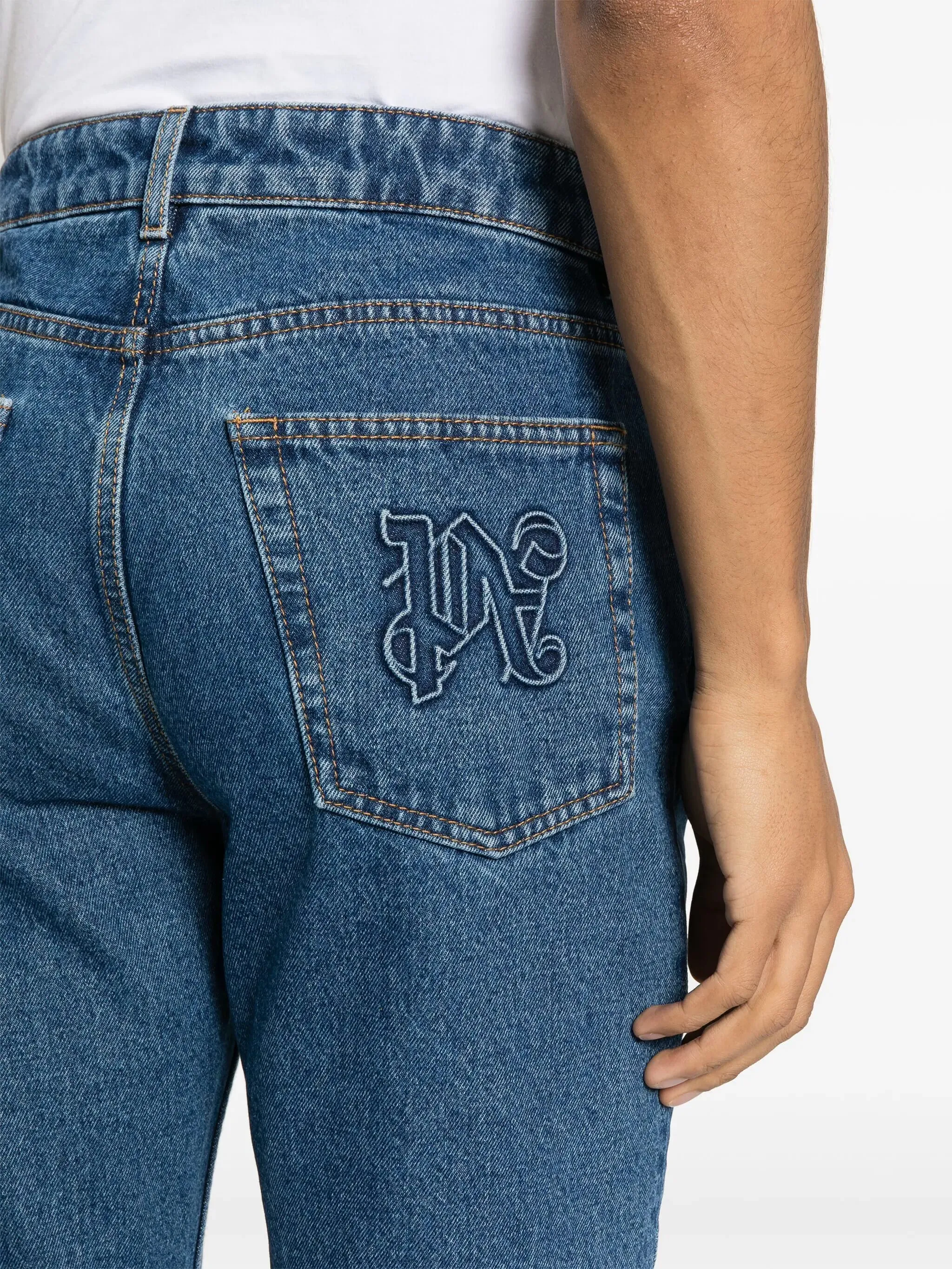 Monogram Straight-Leg Jeans sold by Fashion Clinic product image thumbnail 5